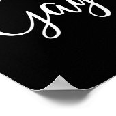 Womens Gaga Cute Heart Grandma V-neck  Poster (Hoek)