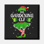 Womens Gardening Elf Christmas Family Girls Women  Magneet (Voorkant)