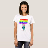 Womens Gay T-shirt Love Wins (Voorkant volledig)