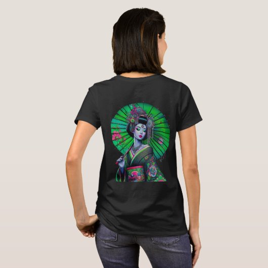 Women's Geisha Tshirt  (Achterkant volledig)