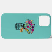 Womens geluk is grootmaleven bloeiend Case-Mate iPhone case (Achterkant (horizontaal))