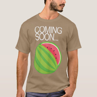 Womens Gender Reveal Pregnancy Announcement Baby T-shirt