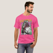 Womens George Clinton Funkadelic Comic Burst VNeck T-shirt (Voorkant volledig)