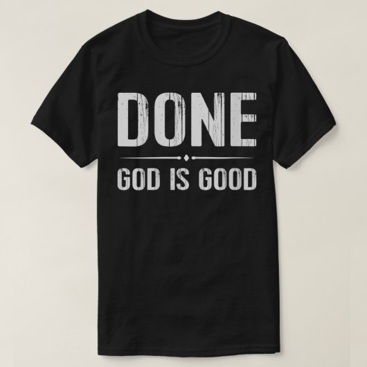 Womens Gereed Einde Chemo T God Good Cancer T-shir T-shirt (Design voorkant)