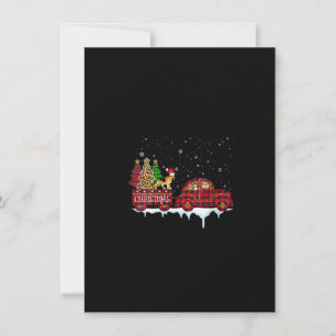 Womens German Shepherd Dog Kerstmis Red Pset Tru Kaart