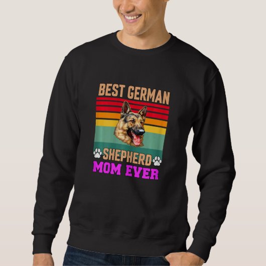 Womens German Shepherd Pet Owner   Best German She Trui (Voorkant)