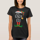 Womens Gigi Elf Xmas Matching Pajamas Group Christ T-shirt (Voorkant)