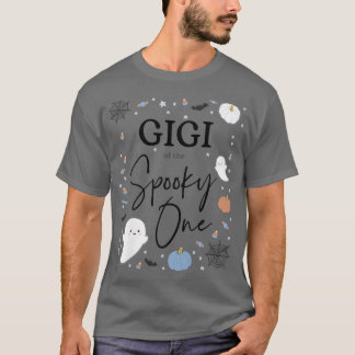 Womens Gigi van de Spooky One First Birthday Blue T-shirt