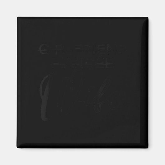 Women's Girlfriend Fiancée Wife Engagement Married Magneet (Voorkant)