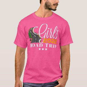 Womens Girls Road Trip 2022 T-shirt