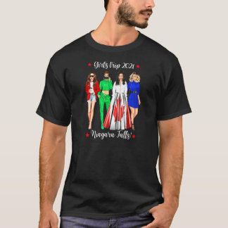 Womens Girls Trip Niagara Herfst Vacation Cute Wom T-shirt