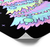 Womens Girly Christmas Tree Coquette Bow Jolly Xma Poster (Hoek)