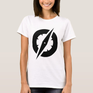 Womens GlobalGen Compass-T-shirt (wit) T-shirt