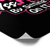 Womens Glutes Workout Day Insrational Motivational Poster (Hoek)