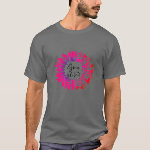 Womens Gmalife Flower Heart Valentijnsdag T-shirt