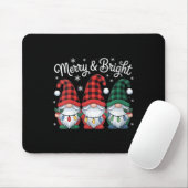 Womens Gnomes Merry And Bright Christmas Lights Bu Muismat (Met muis)