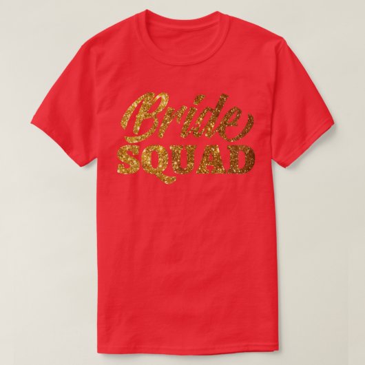 Womens Golden Bride T shirt Tee For Bachelorette P (Design voorkant)