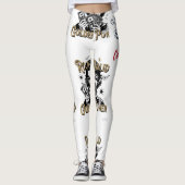 Womens Golden Power Leggings (Voorkant)