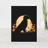 Women's Golden Retriever Lover Dog Owner Wildflowe Kaart (Voorkant)