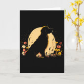 Women's Golden Retriever Lover Dog Owner Wildflowe Kaart (Gele Bloem)