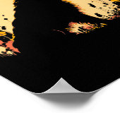 Women's Golden Retriever Lover Dog Owner Wildflowe Poster (Hoek)