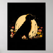 Women's Golden Retriever Lover Dog Owner Wildflowe Poster (Voorkant)