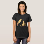 Women's Golden Retriever Lover Dog Owner Wildflowe T-shirt (Voorkant volledig)