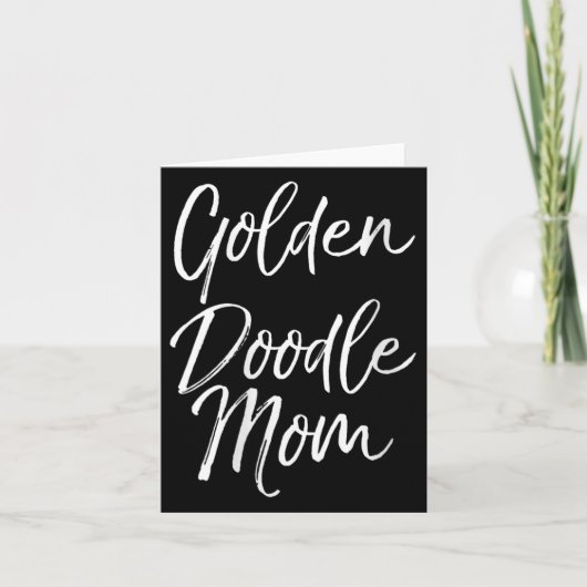 Womens Goldendoodle Odle Mother's Day Gift Cute Go Kaart (Voorkant)