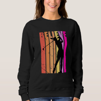 Womens Golf Golfing Golfer Plays Golf Coach Motiva Trui