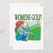Womens Golf Kaart (Voorkant / Achterkant)