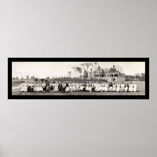 Womens Golf NY Foto 1913 Poster (Voorkant)