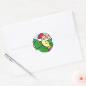 Womens Golf Ronde Sticker (Envelop)