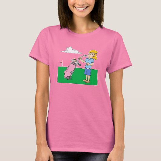 Womens Golf T-shirt (Voorkant)