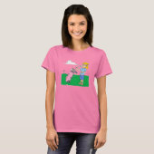 Womens Golf T-shirt (Voorkant volledig)