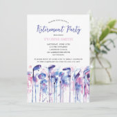 Women's Golfing Pensioen Party Uitnodiging (Staand voorkant)