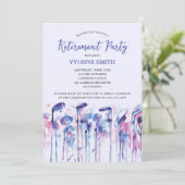 Women's Golfing Pensioen Party Uitnodiging (Staand voorkant)