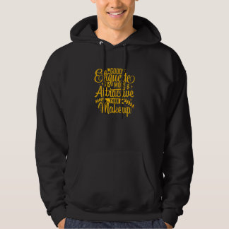 Womens Good Etiquette Life Slogans & Quotes La Hoodie