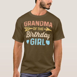 Womens Granddaughter Birthday Grandma Birthday Gir T-shirt