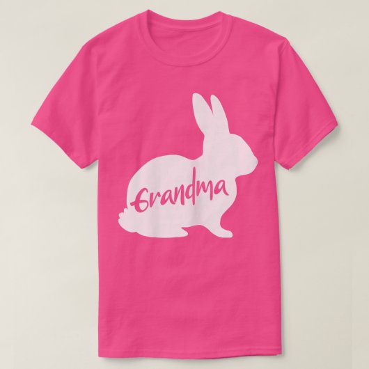 Womens Grandma Bunny Rabbit Granny Nana Grandmothe T-shirt (Design voorkant)