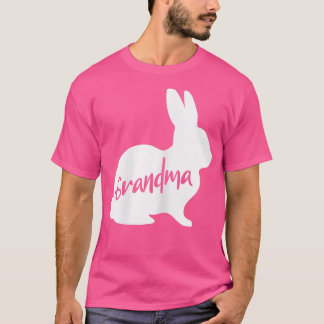Womens Grandma Bunny Rabbit Granny Nana Grandmothe T-shirt