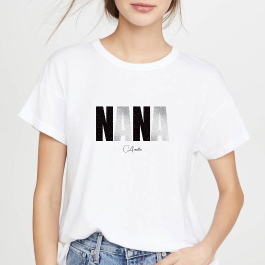 Women's Grandma Nana T-Shirts &Custom Name T-Shirt