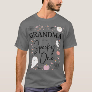 Womens Grandma of the Spooky One Girl First Birthd T-shirt