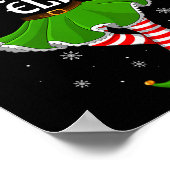 Womens Granny Elf Christmas Family Girls Women Elf Poster (Hoek)