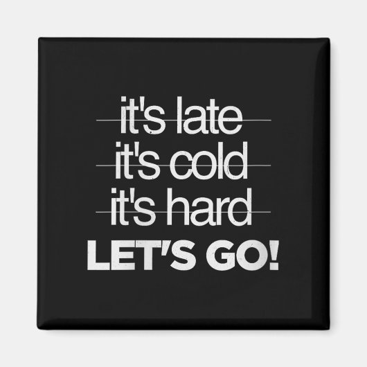 Womens Great Motivational Discipline Workout No Ex Magneet (Voorkant)