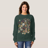 Women's GREEN Crew Sweatshirt – Cozy & Stylish Pul (Voorkant volledig)