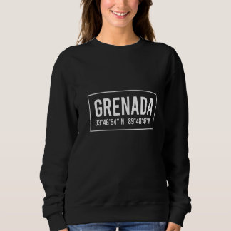 Womens GRENADA MS MISSISSIPPI Funny City Coordinat Trui