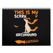 Womens Greyhound Brindle Costume Halloween Lazy Kalender (Hoes)