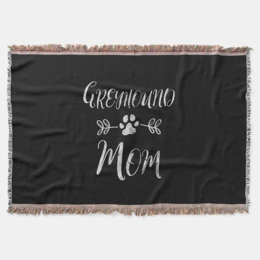 Womens Greyhound Mam Shirt Italiaans Greyhound mam Deken (Voorkant)