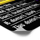 Womens Growth Mindset Teacher Motivational Sitive  Poster (Hoek)