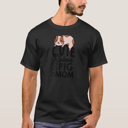 Womens Guinea Pig mam Graphic Guinea Pig Eigenaar  T-shirt (Voorkant)